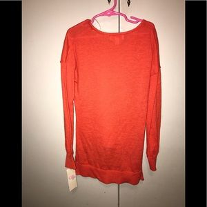 Red long sleeve Casual